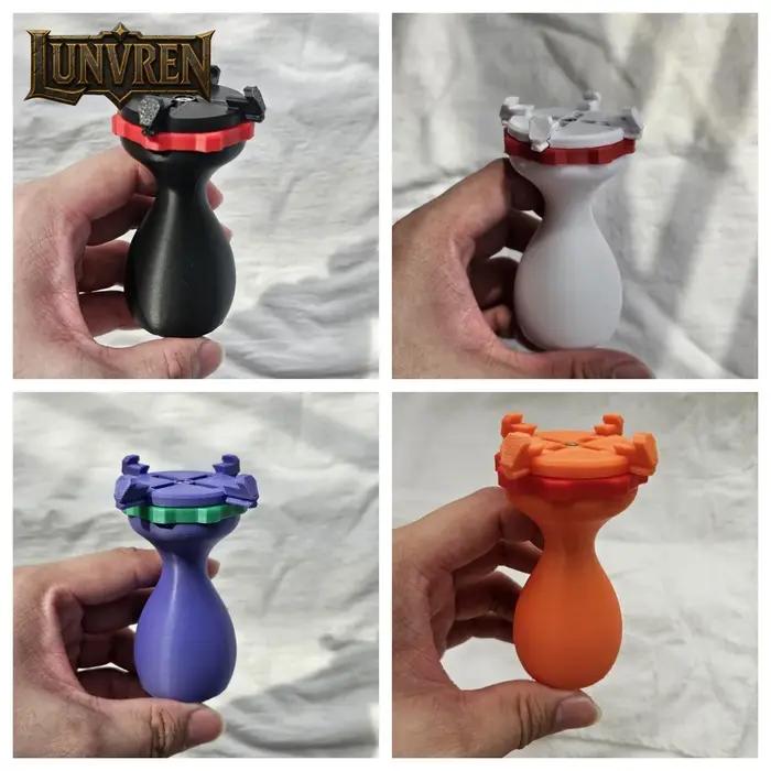 40k, Manche de peinture D&D - Poignée ergonomique, Compatible avec les bases de 20 à 50 mm - Campagn