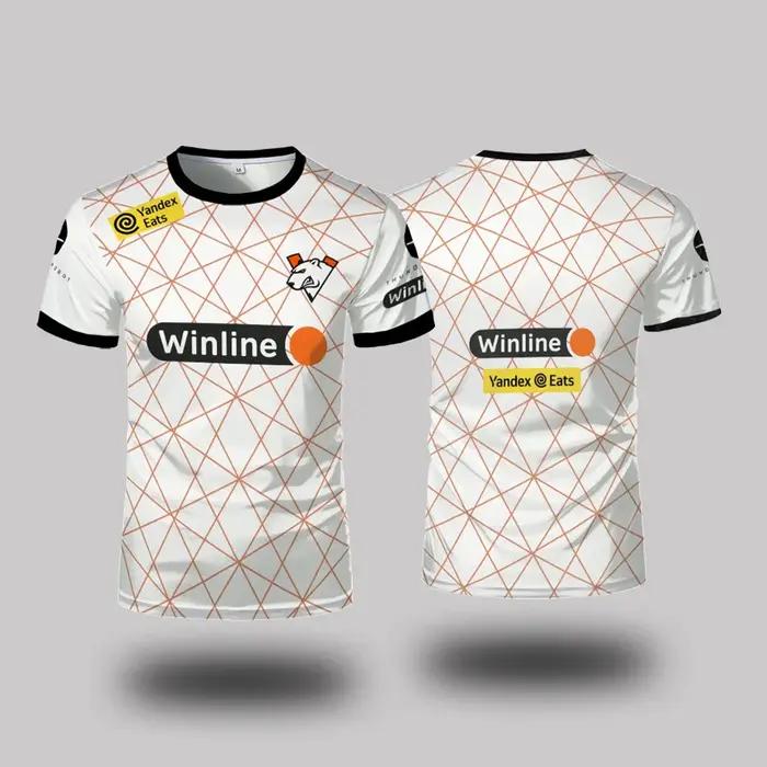 Uniformes du club d'e-sport Virtus.Pro, t-shirt respirant pour hommes et femmes, vêtements d'été déc