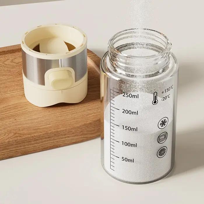 Distributeur de salière de dosage 0.5g, Type presse, bouteille d'assaisonnement pour sucre, épices,