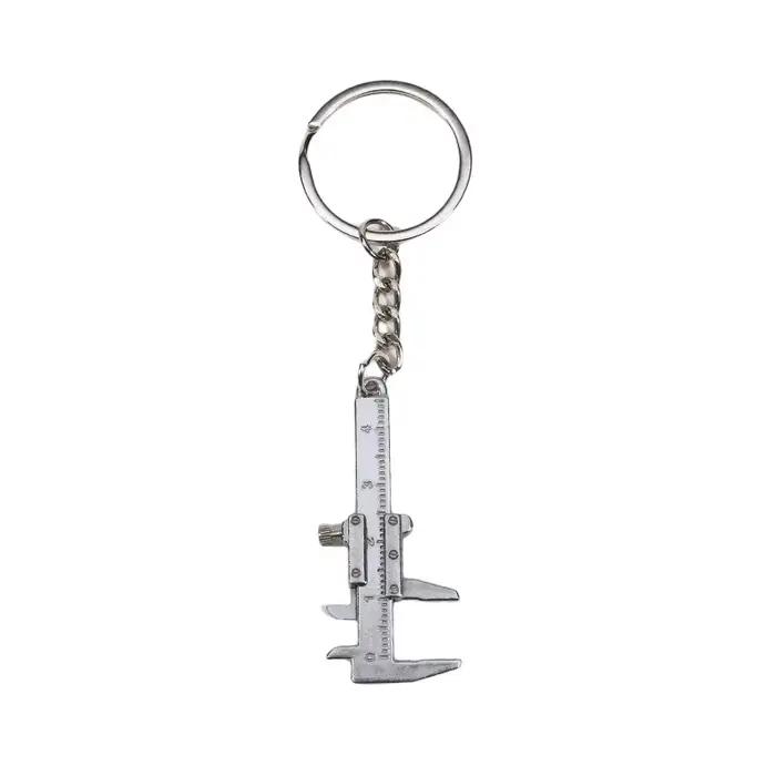 Porte-clés pied à coulisse créatif pour hommes et femmes, accessoires de bijoux, cadeau de noël, Gad
