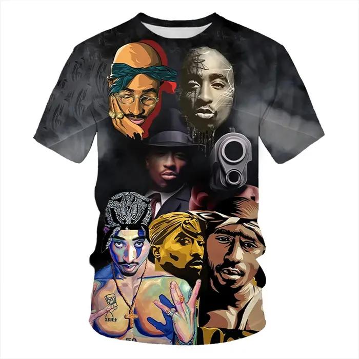 T-Shirt à Manches Courtes et Col Rond pour Femme, Vêtement Décontracté, Confortable, avec Impression