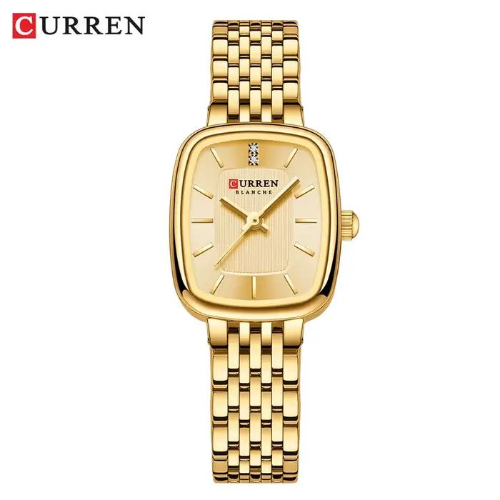 CURRN 9093 montre à Quartz pour femmes mode loisirs diamant Simple or argenté bande d'acier montre-b