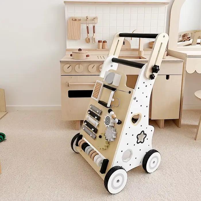 Marche-bébé, poussette, marche-bébé anti-jambes en O, marche-bébé anti-basculement, les jouets en bo