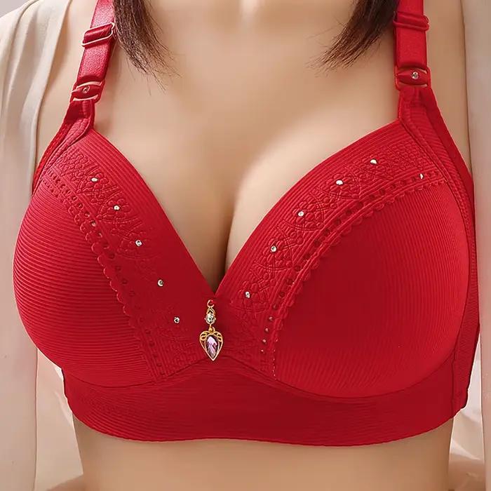 Soutien-gorge d'allaitement sans armatures, soutien-gorge à couverture complète, effet de moulage et