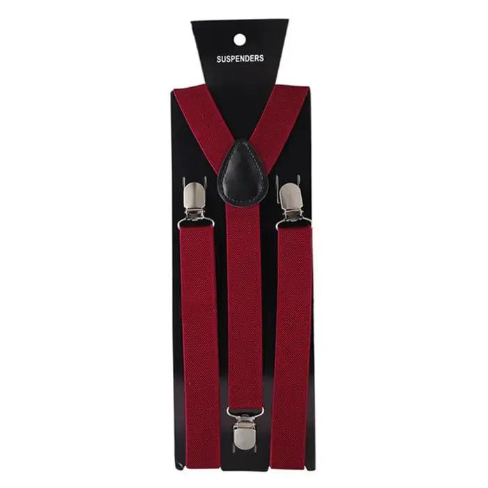 Bretelles pour hommes pantalons vêtements adulte jarretelles homme chemise robe femmes fête de maria