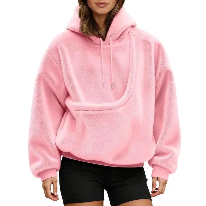 Sweat à capuche unisexe pour animaux de compagnie, sac pour chat et chien, sweat-shirt à manches lon