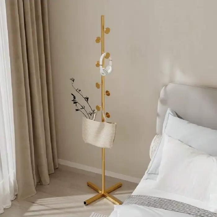 Cintre sur pied moderne pour chambre à coucher, simple, pour salon, porte-manteau d'intérieur italie