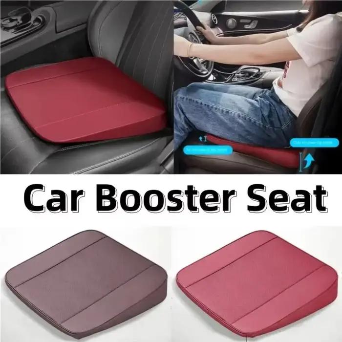 Coussin de siège rehausseur de voiture respirant antidérapant amovible tapis de hauteur ajustable portable support confortable pour femmes hommes enfants occasions spéciales déplacements quotidiens longs trajets