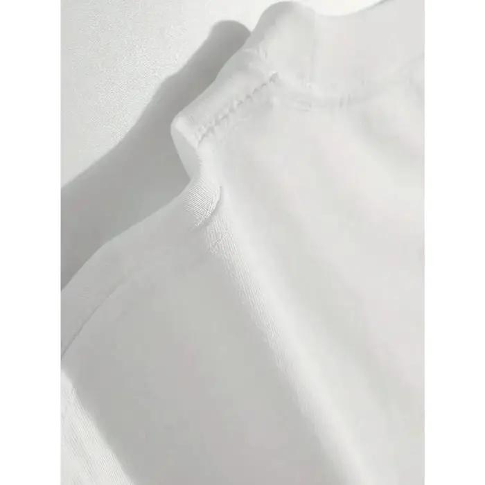 T-shirt à manches courtes en pur coton imprimé avec la carte du circuit North Loop pour hommes, vête