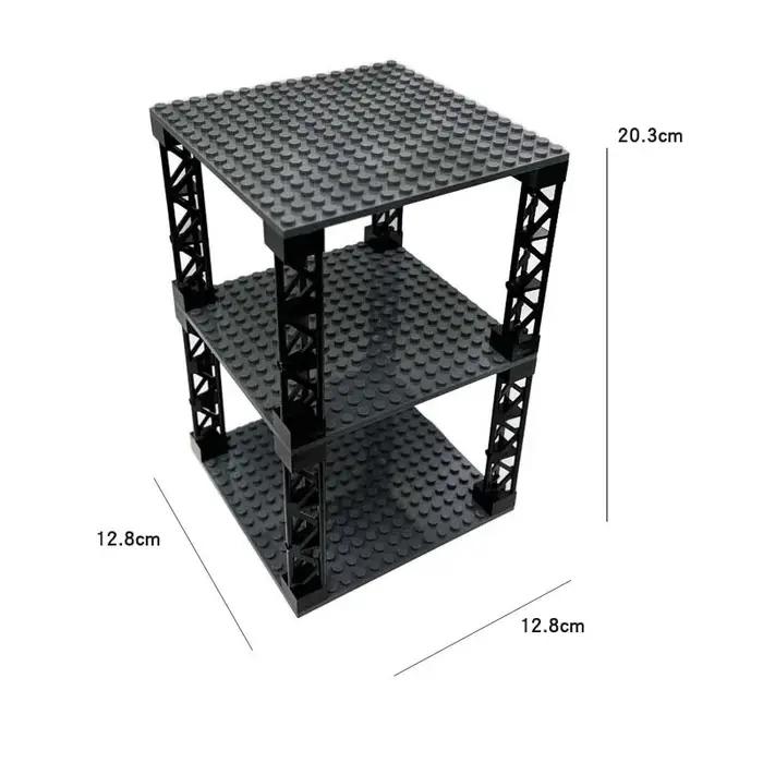 Blocs de construction multifonctionnels, Support de rangement de bureau multicouche empilable, bunke