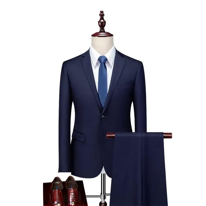 Costume Coréen Polyvalent pour Homme : Blazer et Pantalon, Style Décontracté Chic, Idéal pour Mariag