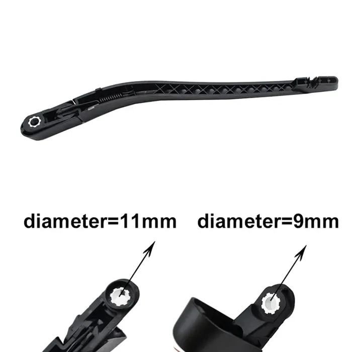 Erick's Wiper-Balai d'essuie-glace arrière et kit de bras pour Toyota Aygo MK1, pare-brise, hayon, b