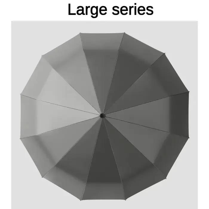 Parapluie pliant Super grand entièrement automatique pour hommes et femmes, coupe-vent, solide, impe