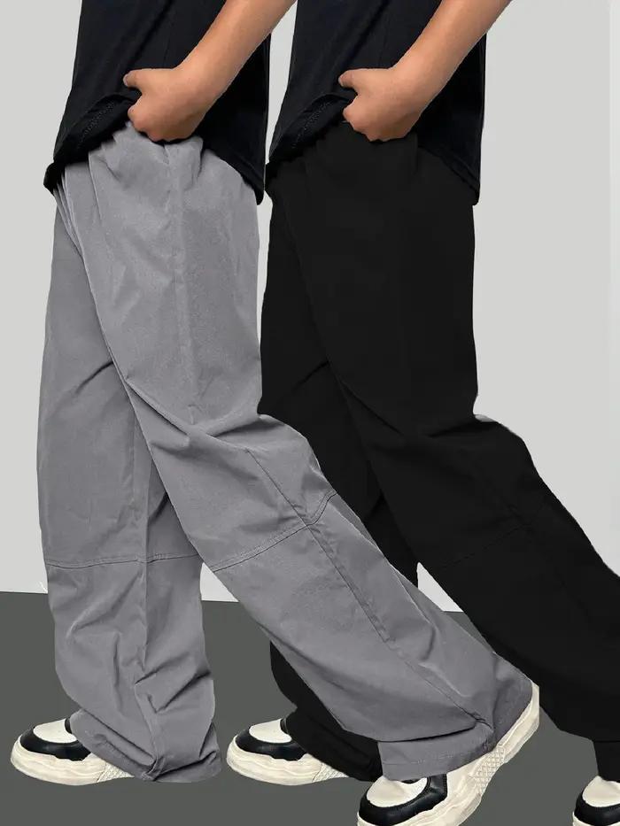 Pantalons pour garçons, salopettes, style multi-poches, taille grande et moyenne pour enfants, adapt