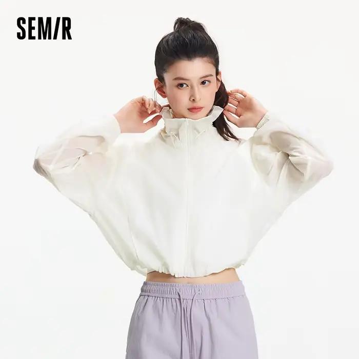 Veste UV Femme Semir 2026 – Col court, coupe ample, sensation fraîche, style décontracté élégant, do
