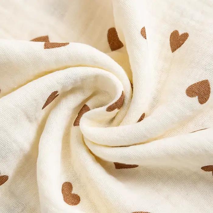 Ins – couverture d'emmaillotage en mousseline pour bébé, 2 couches de coton, pour nouveau-né, servie