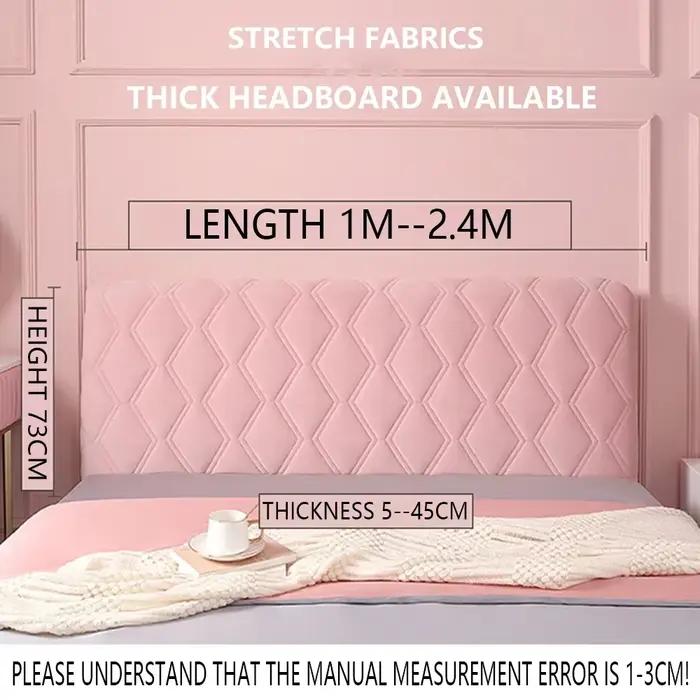 Couverture de tête de lit matelassée épaisse pour chambre de fille élégante et douillette pour protection et décoration de lit occase spéciale