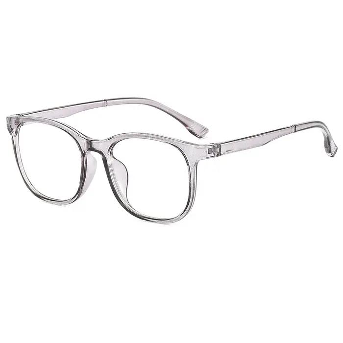 Lunettes d'ordinateur transparentes, monture carrée Anti-lumière bleue pour femmes et hommes, lunett