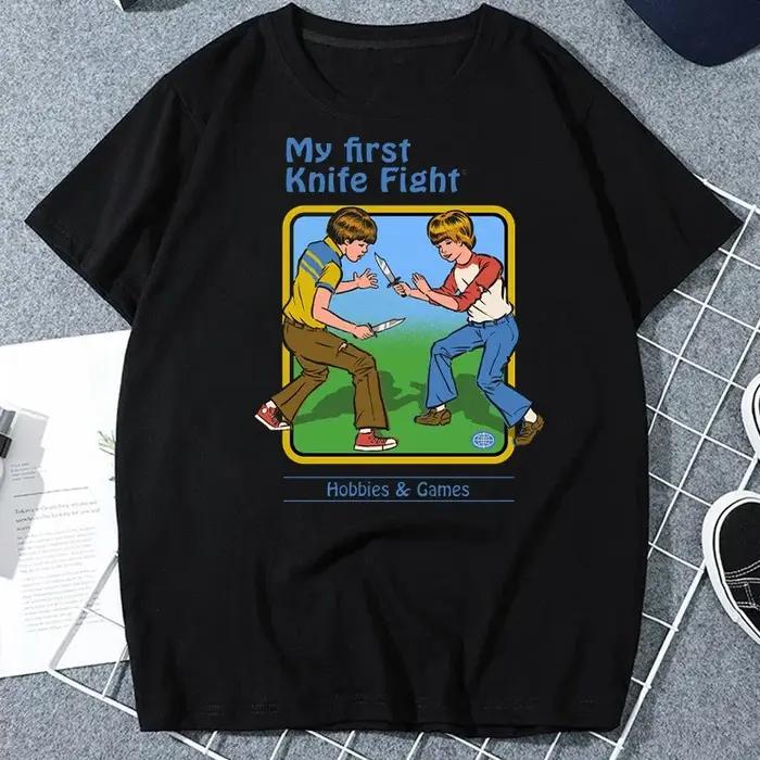 Classique Vintage années 90 t-shirt femmes hommes Grim Evil série hauts nostalgie effrayant Alien su