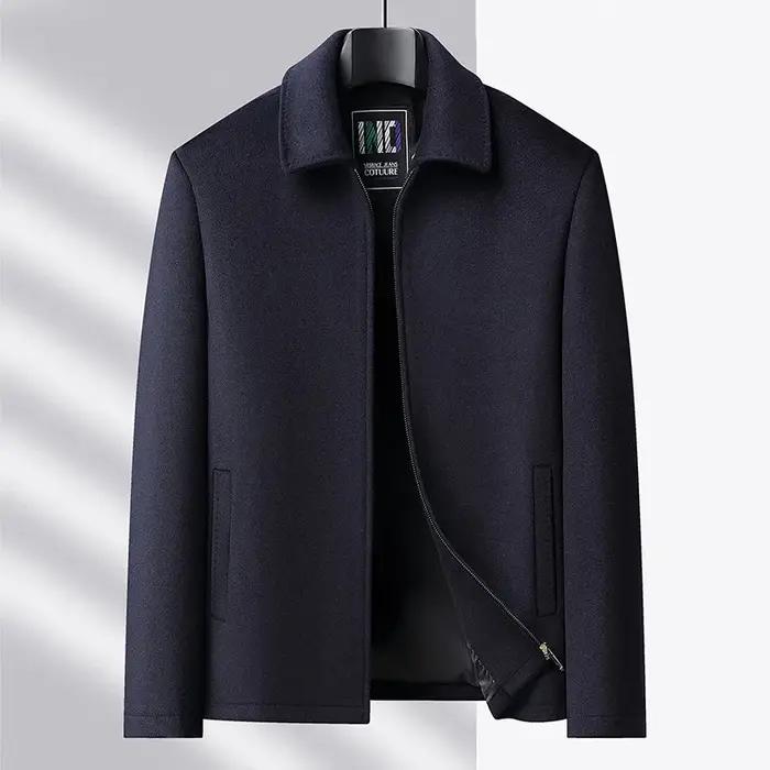 Veste de direction en laine pour hommes, haut de gamme, à la mode, cool, polyvalente, tendance et dé