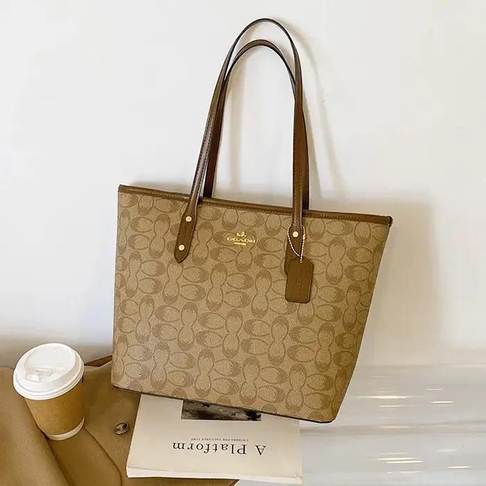 Sacs fourre-tout de luxe pour femmes en cuir haut de gamme, classiques, élégants, de créateur, style