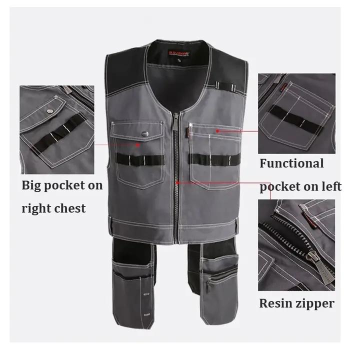 Bauskydd haute qualité hommes mâle femme vêtements de travail en plein air hommes gilets de travail