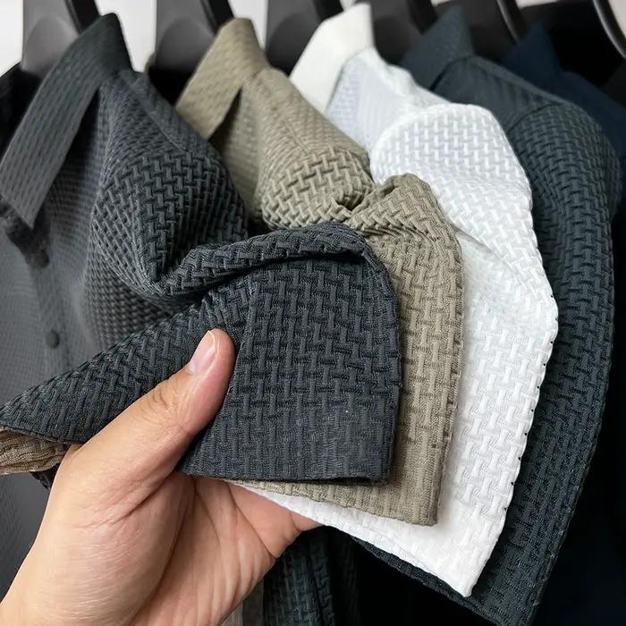 【Haute qualité】 M-4XL été nouveau T-shirt à manches courtes pour hommes POLO frais et respirant affa