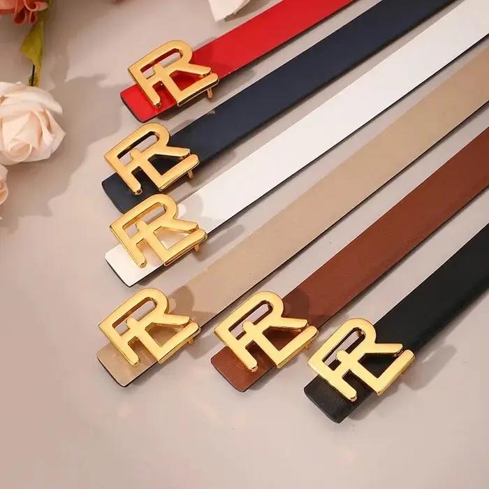 Nouvelle ceinture pour femmes ceinture à la mode femme boucle en métal ceinture pour femmes robe de