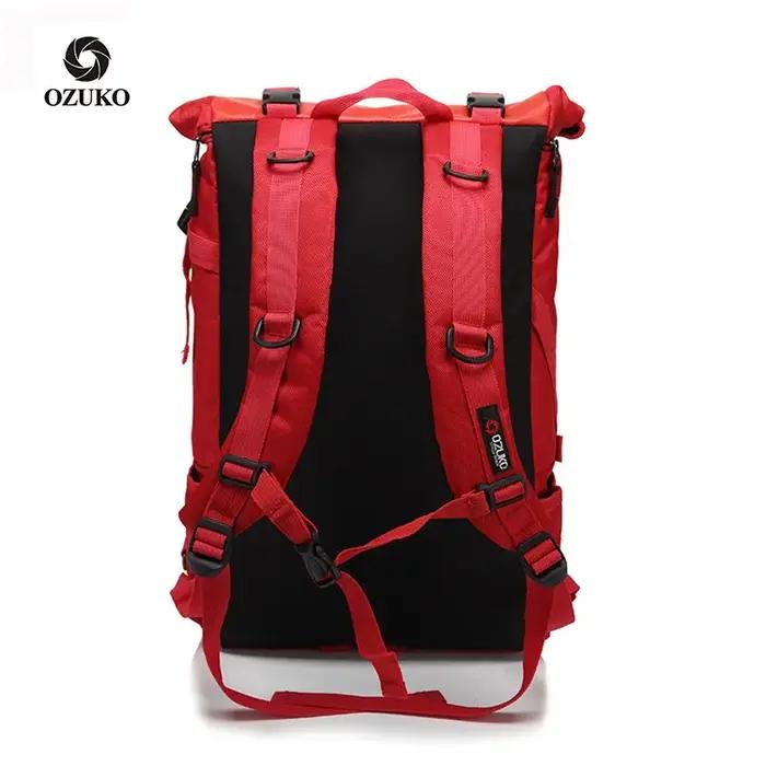 OZUKO sac à dos hommes 15.6 pouces ordinateur portable hydrofuge cartable pour adolescent décontract