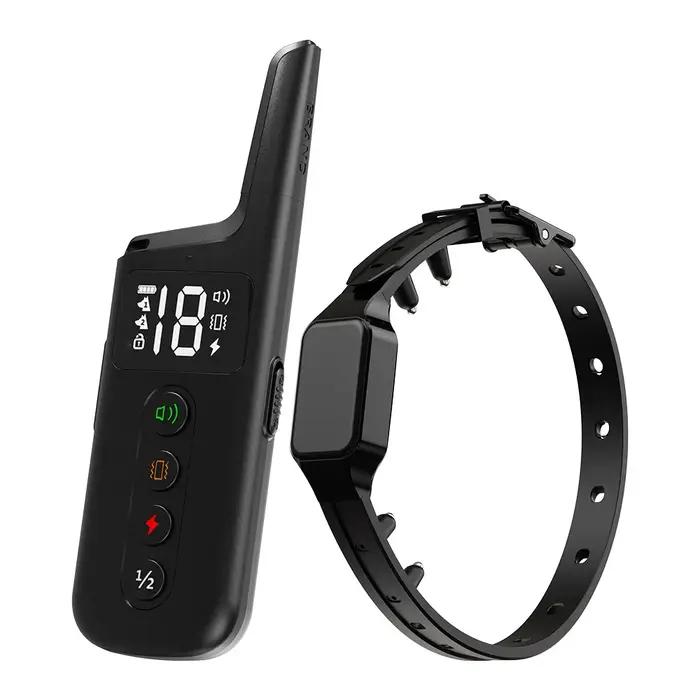 Collier d'entraînement pour chien, choc enveloppant, Distance de contrôle de 1000 pieds avec 3 Modes