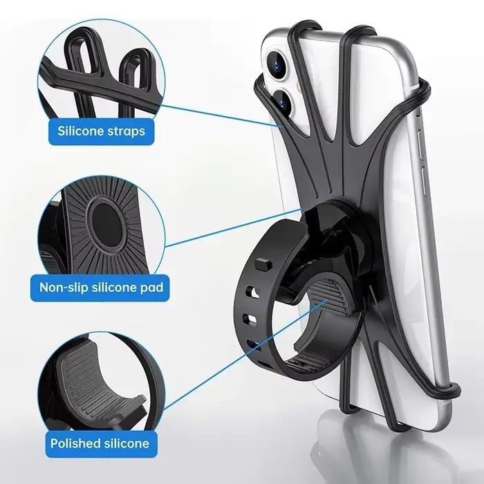 Support de téléphone portable pour vélo et moto universel pour iPhone Samsung Xiaomi conduite en extérieur