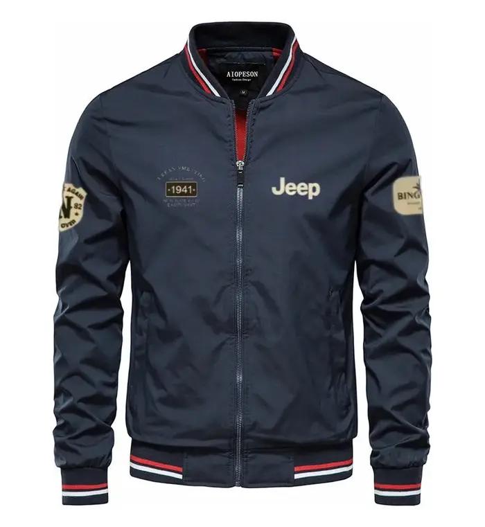 Nouvelles vestes à col de baseball Jeep 2026 de haute qualité pour le printemps et l'automne, hauts