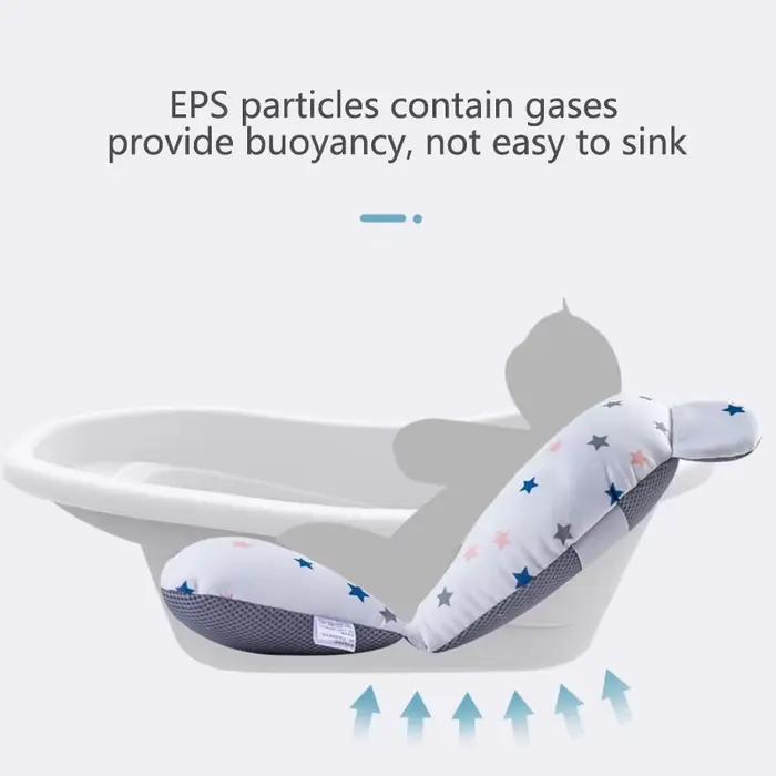 Tapis de soutien de siège de bain pour bébé antidérapant doux confortable coussin de corps pliable chaise de baignoire oreiller de baignoire nouveau né occasions spéciales