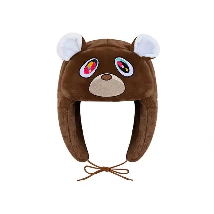 Mode automne hiver chapeau chaud ours brun offre spéciale hiver femmes casquette trappeur femme Ski
