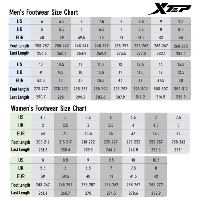 Xtep Little Basque chaussures de sport unisexe été Vintage chaussures de sport confortable antidérap