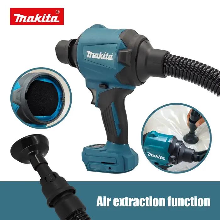 Souffleur d'air sans fil Makita DAS180 18V, machine multifonction pour dépoussiérer avec buse, pisto