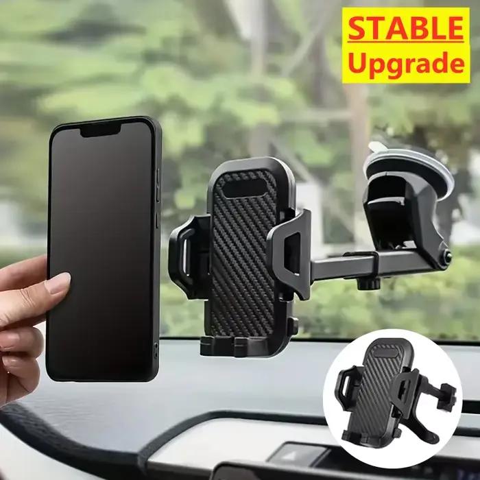 Support de téléphone de voiture 360° universel pour iPhone Samsung Huawei installation facile et rotation panoramique adapté aux conducteurs quotidiens et cadeau idéal