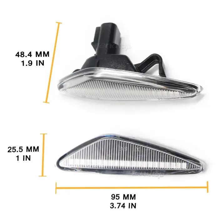 Clignotant LED garde-boue dynamique clignotant feu de position latéral pour Mazda MX5 RX-8 6 Atenza