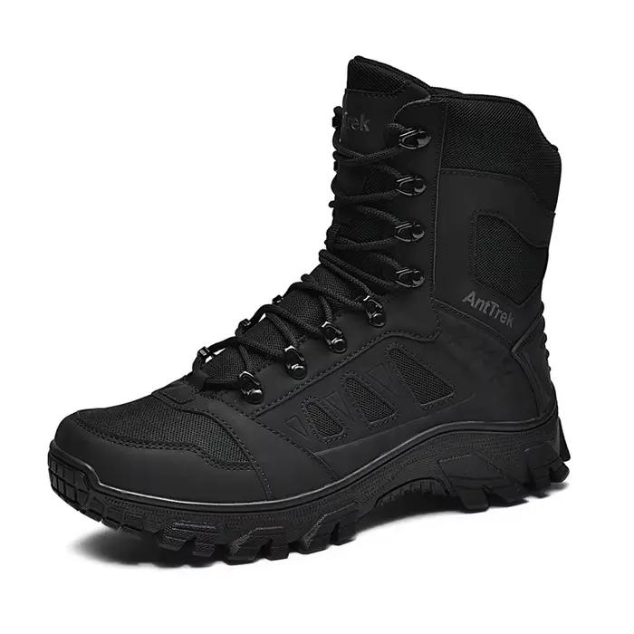 Hommes bottes tactiques militaires bottes militaires de haute qualité mâle escalade chaussures de ra