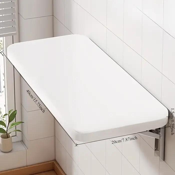 Support mural pliable sans déflecteur de poinçonnage, table à manger murale multifonctionnelle pour