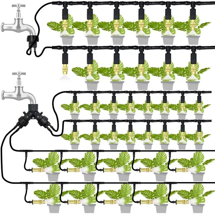 Système de refroidissement par brumisation extérieure, 15M-30M, arrosage de jardin, buses d'atomiseu