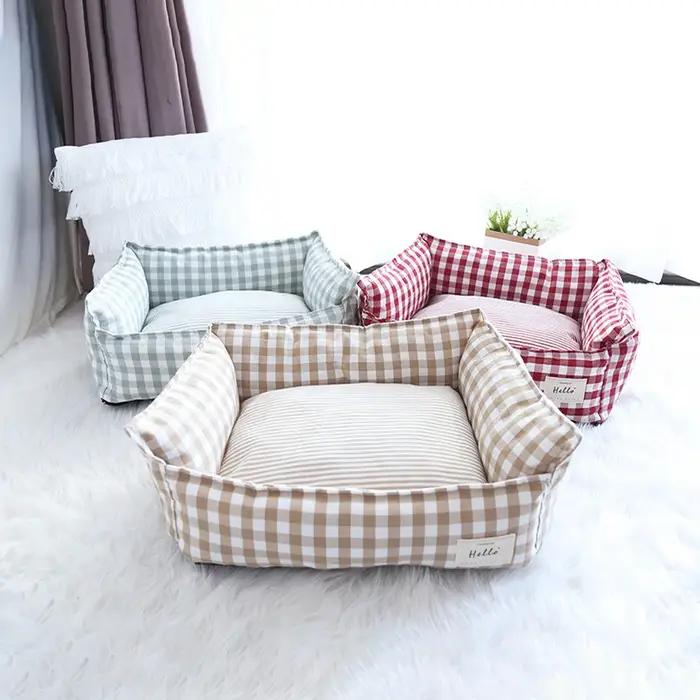 Lit pour chien chats chiot maison chenil pour chiens d'intérieur petit moyen chat canapé pour animau