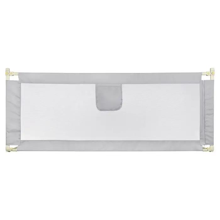 Barrière de lit réglable en hauteur de 70 à 100 cm filet aéré pour enfant sécurité nuit paisible montée facile