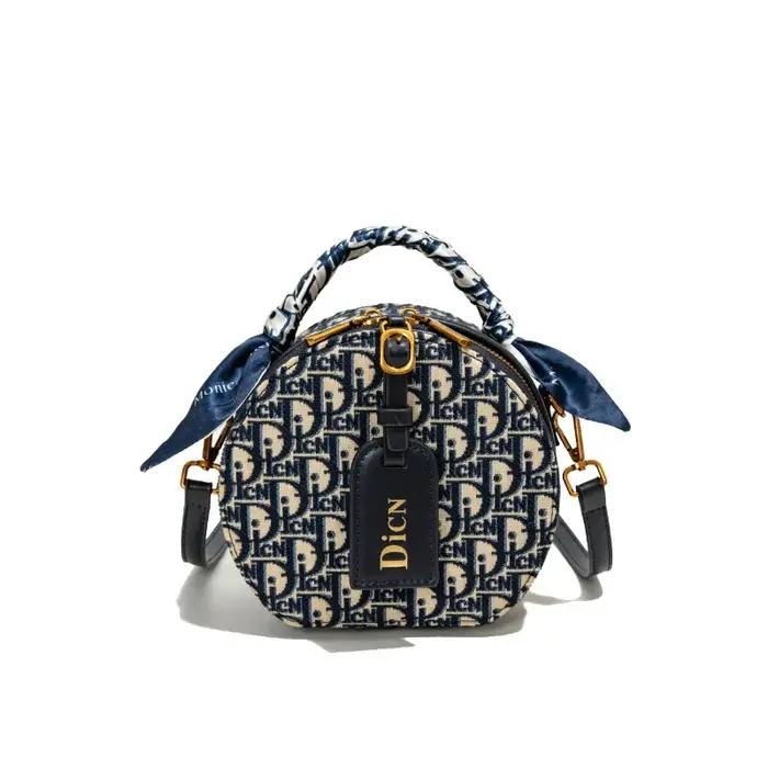Sac à bandoulière jacquard brodé avec lettres, en soie, nouvelle collection 2025, tendance, petit sa