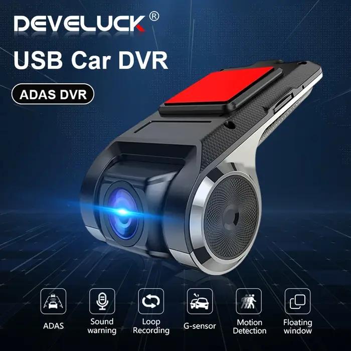Develuck ADAS USB DVR caméra pour voiture DVD Android lecteur Dash Cam Full HD Navigation unité prin