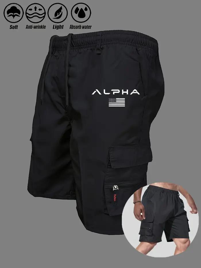Shorts cargo imprimés drapeau américain, shorts aigle du Jour de l'Indépendance, shorts cargo d'été