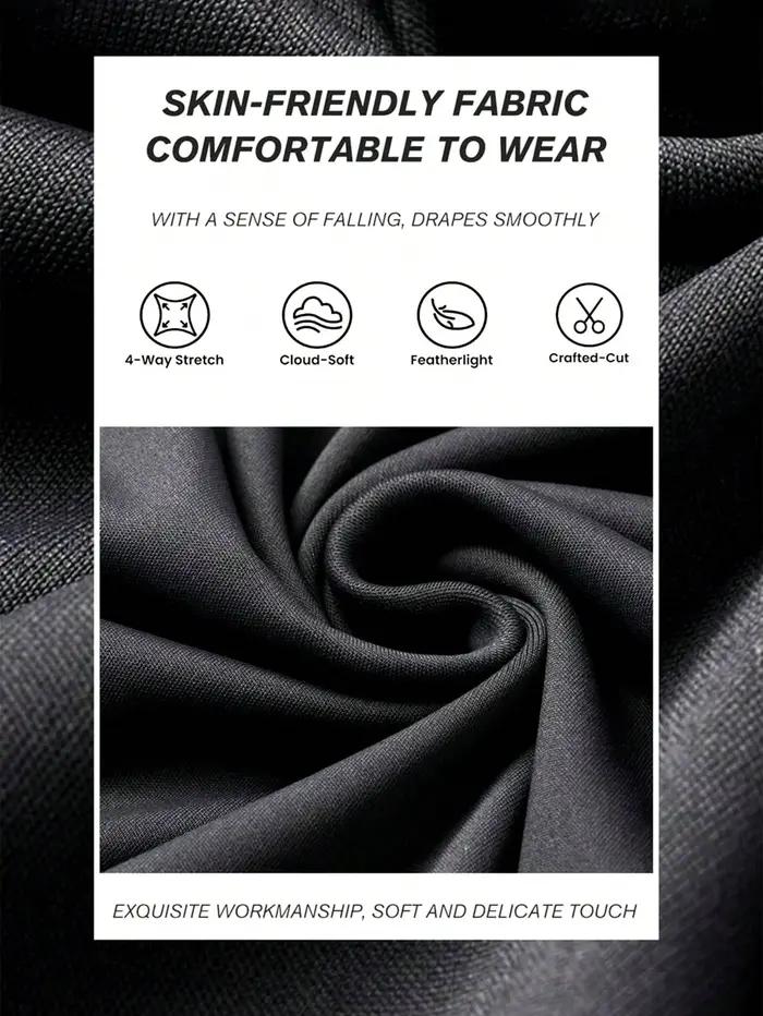 Pantalon noir taille haute à cloche pour femmes, cordon de serrage à la taille, extensible, doux pou