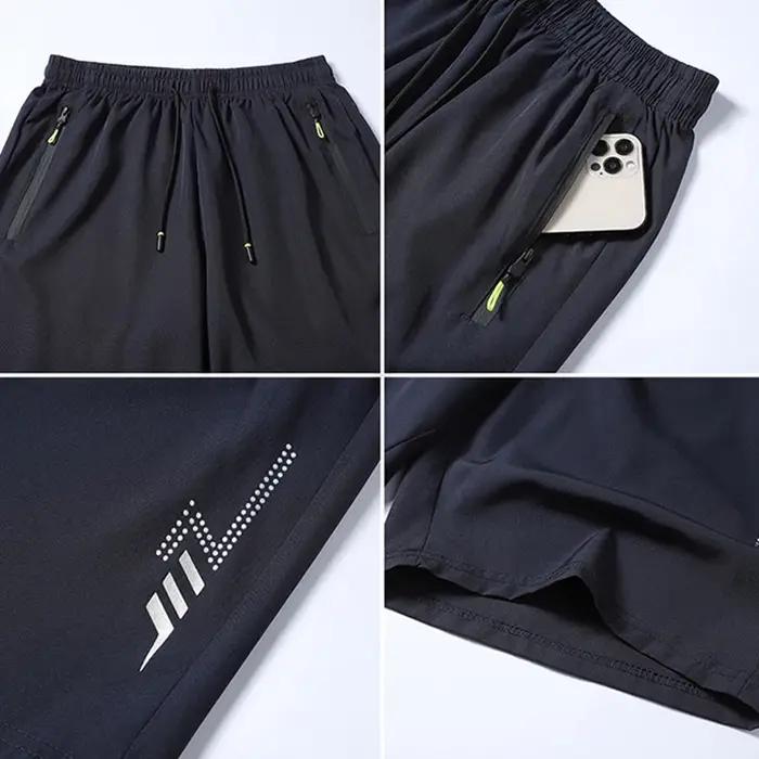 Short à séchage rapide pour hommes, pantalon court de planche, de sport, respirant, décontracté, éla