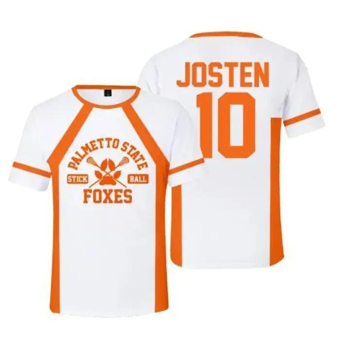 Cosplay Foxhole Court Palmetto State Foxes crosse Wilds Minyard Josten Style chemise de sport unisex