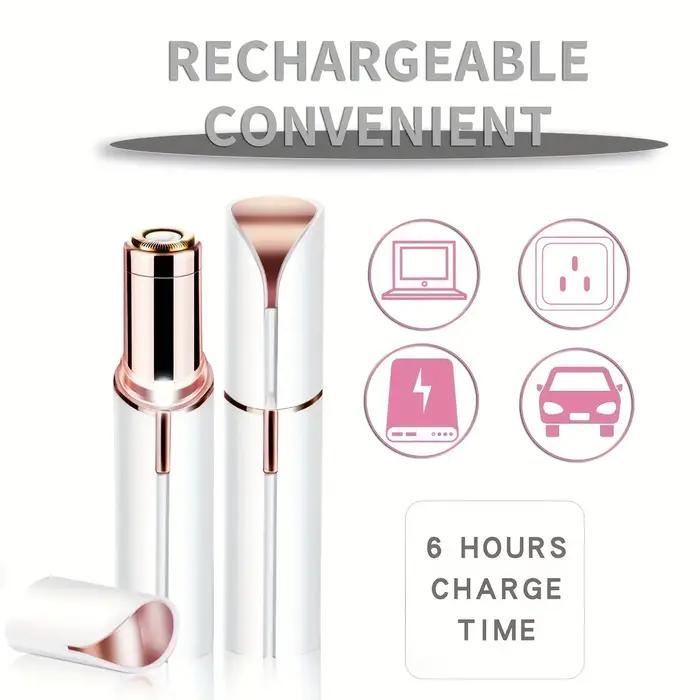 Épilateur électrique portable en forme de rouge à lèvres pour femmes, indolore et efficace, épilatio